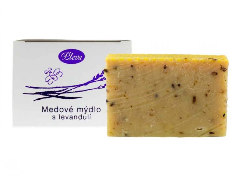 PLEVA Medové mýdlo s levandulí