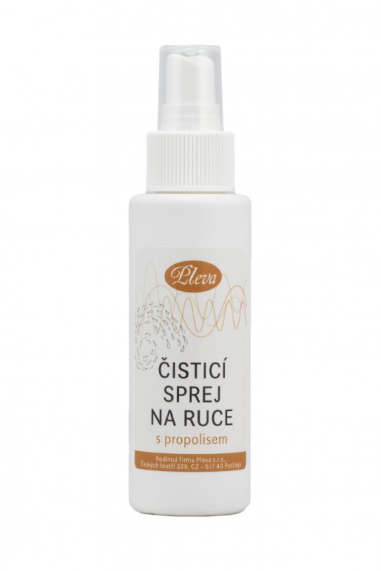 Pleva Čisticí sprej na ruce s propolisem, 95ml