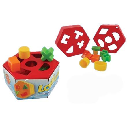 Lori vkládačka šestihran plast 16x6 cm