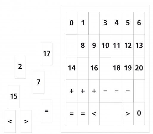 Matematika se Čtyřlístkem 1 pro ZŠ Sada příloh Číslice Fraus