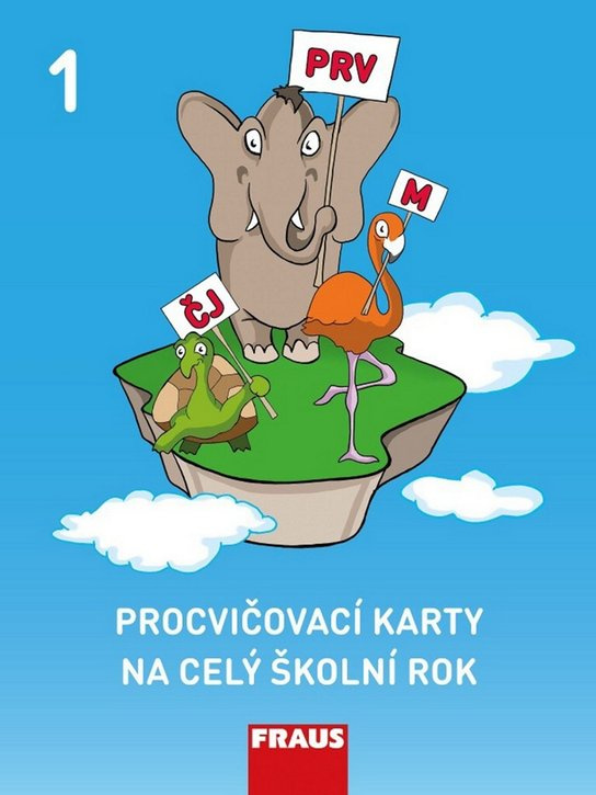 Procvičovací karty na celý školní rok 1 Fraus