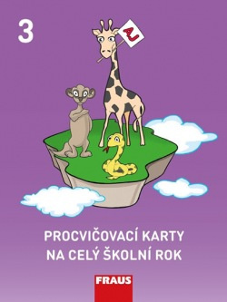 Procvičovací karty na celý školní rok 3 – angličtina Fraus