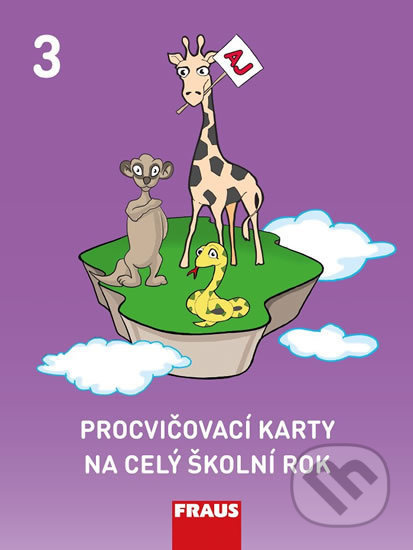 Procvičovací karty na celý školní rok 3 – angličtina Fraus