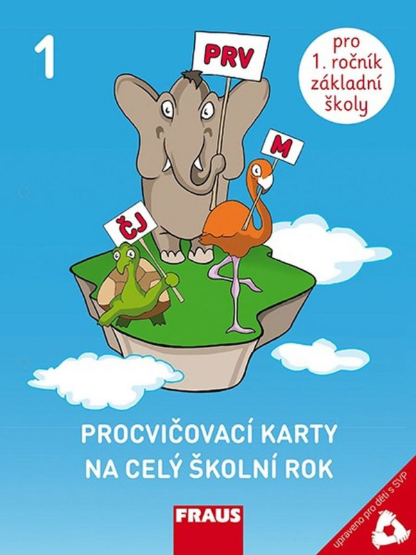 Procvičovací karty na celý školní rok 1 – pro děti s SVP Fraus