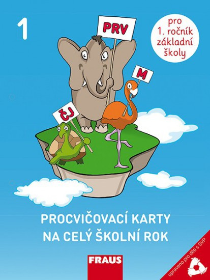 Procvičovací karty na celý školní rok 1 – pro děti s SVP Fraus