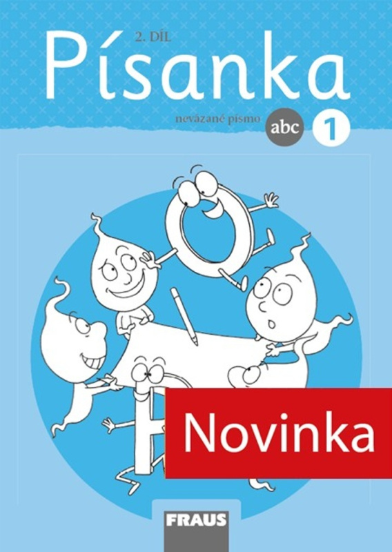 Písanka 1/2 - nová generace - nevázané písmo Fraus