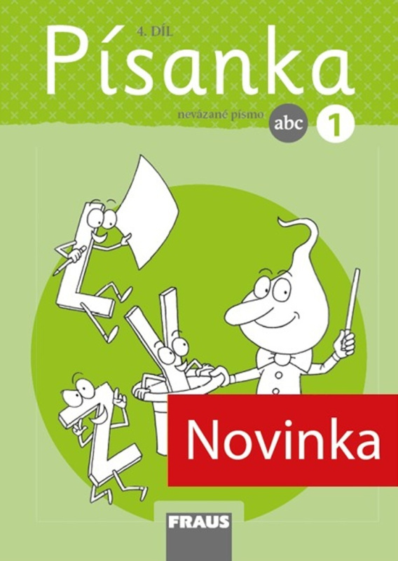 Písanka 1/4 - nová generace - nevázané písmo Fraus