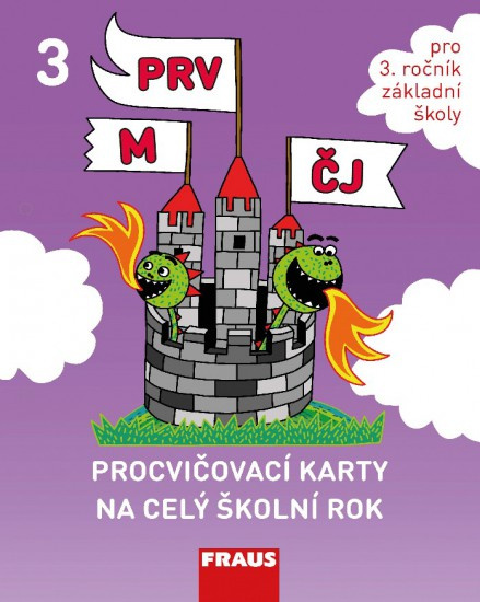 Procvičovací karty na celý školní rok 3 Fraus