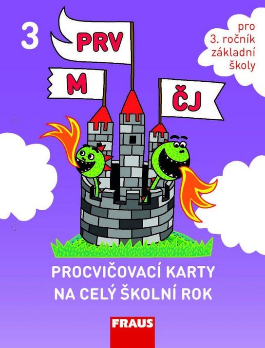 Procvičovací karty na celý školní rok 3 Fraus