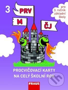 Procvičovací karty na celý školní rok 3 Fraus