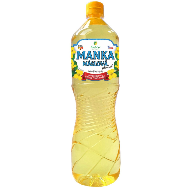 Fabio Produkt Manka máslová – řepkový olej s máslovou příchutí