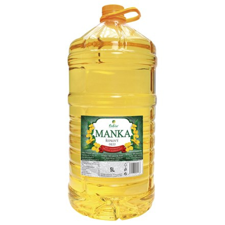 FABIO PRODUKT Manka Olej řepkový 5 l PET