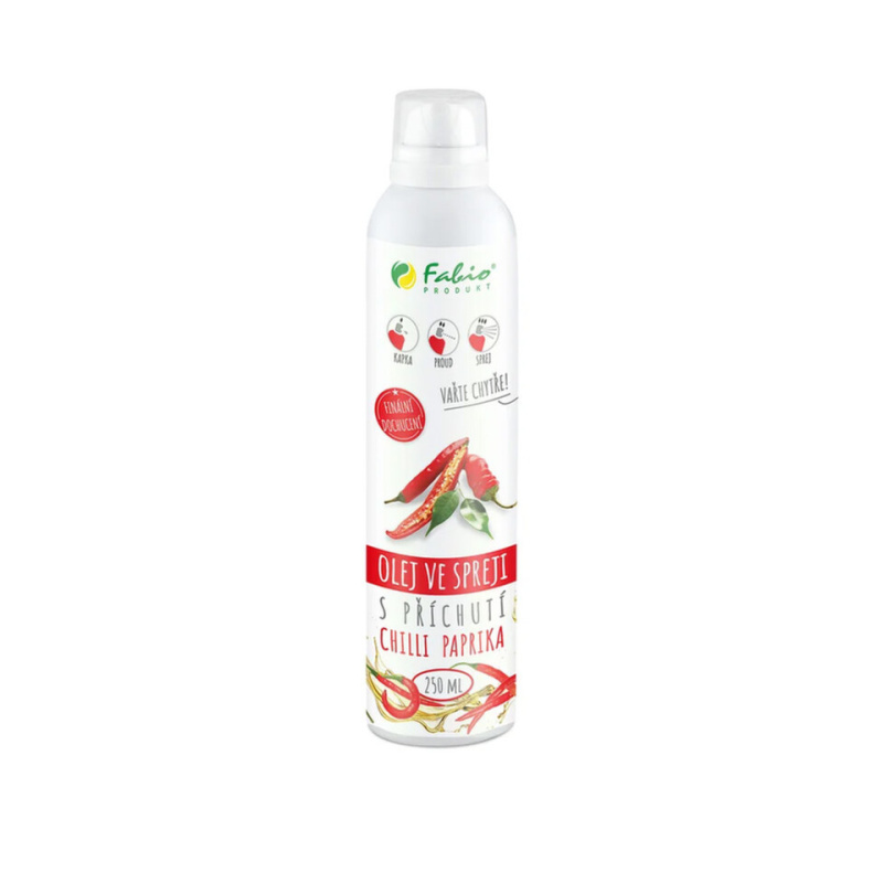 Fabio Olej ve spreji chilli paprika 250 ml