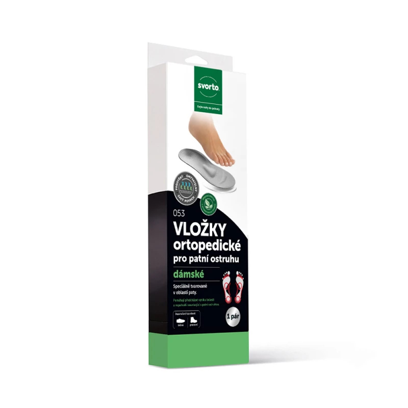 Svorto 053 Vložky ortopedické pro patní ostruhu vel. 37 dámské 1 pár