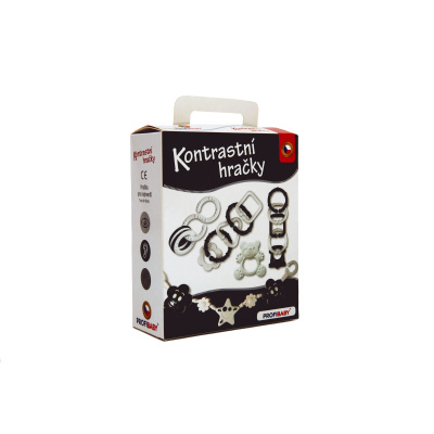 Profibaby kontrastní hračky černobílé