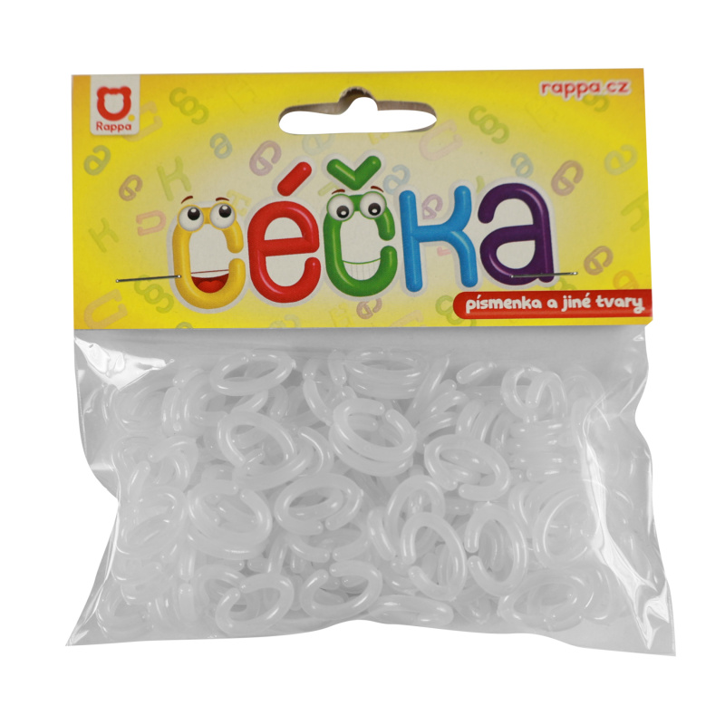 Teddies Céčka svítící 150 ks retro mix plast v sáčku