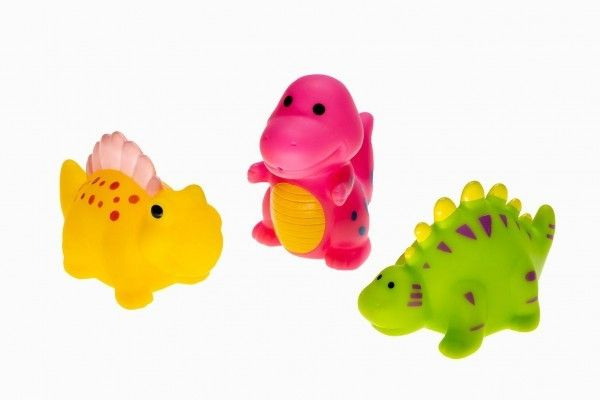 Profibaby Baby dinosaurus stříkací set 3ks pro miminko do vany do vody