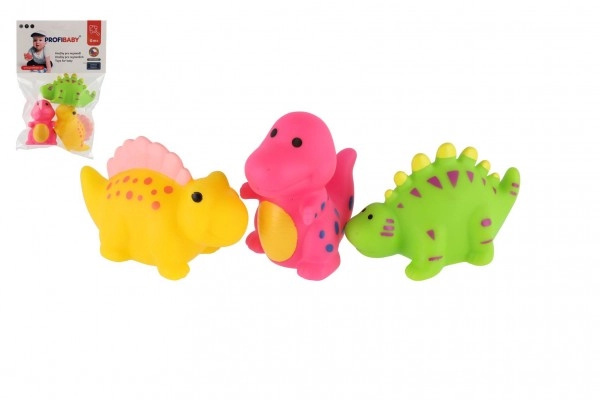 Profibaby Baby dinosaurus stříkací set 3ks pro miminko do vany do vody