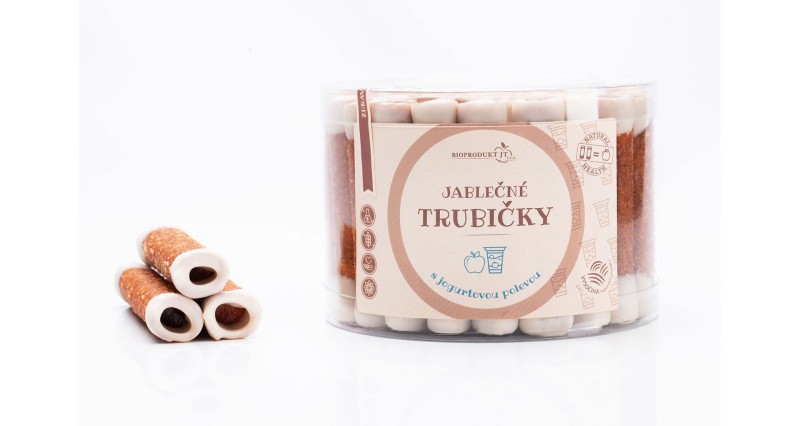 BIOPRODUKT JT Trubičky jablečné s jogurtem 24 g