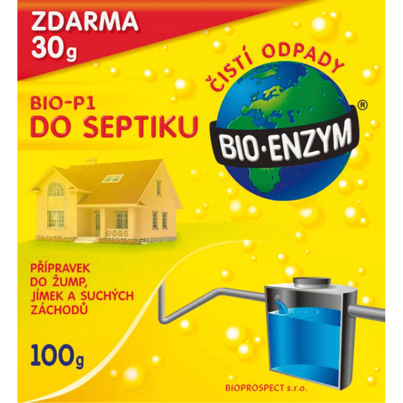 Čistič septiků Bio-P1 100 g