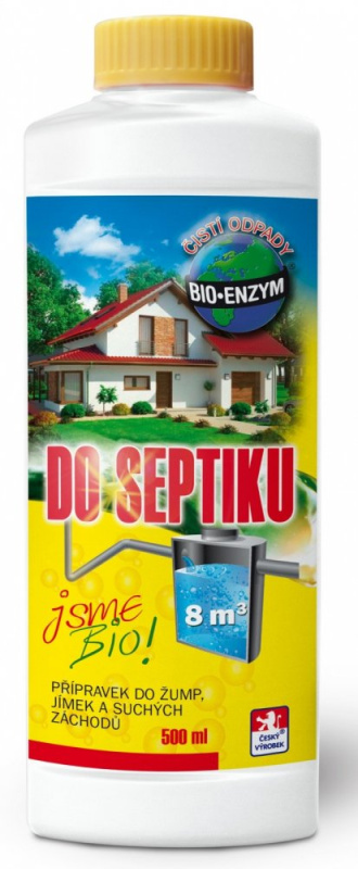 Přípravek Bio-P1 do septiku 500 ml