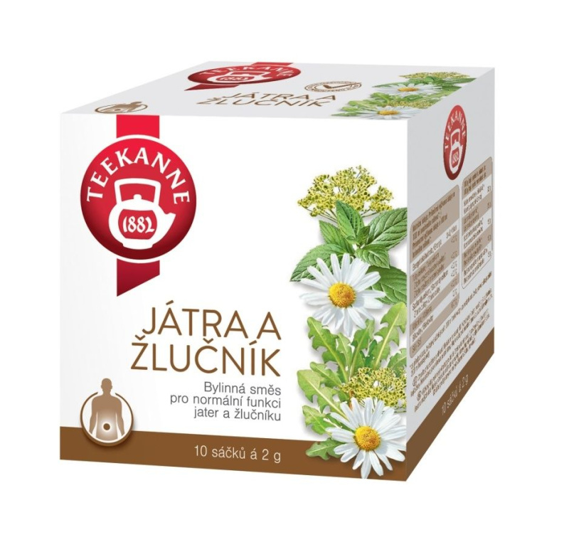 TEEKANNE Játra a žlučník bylinný čaj 10 sáčků