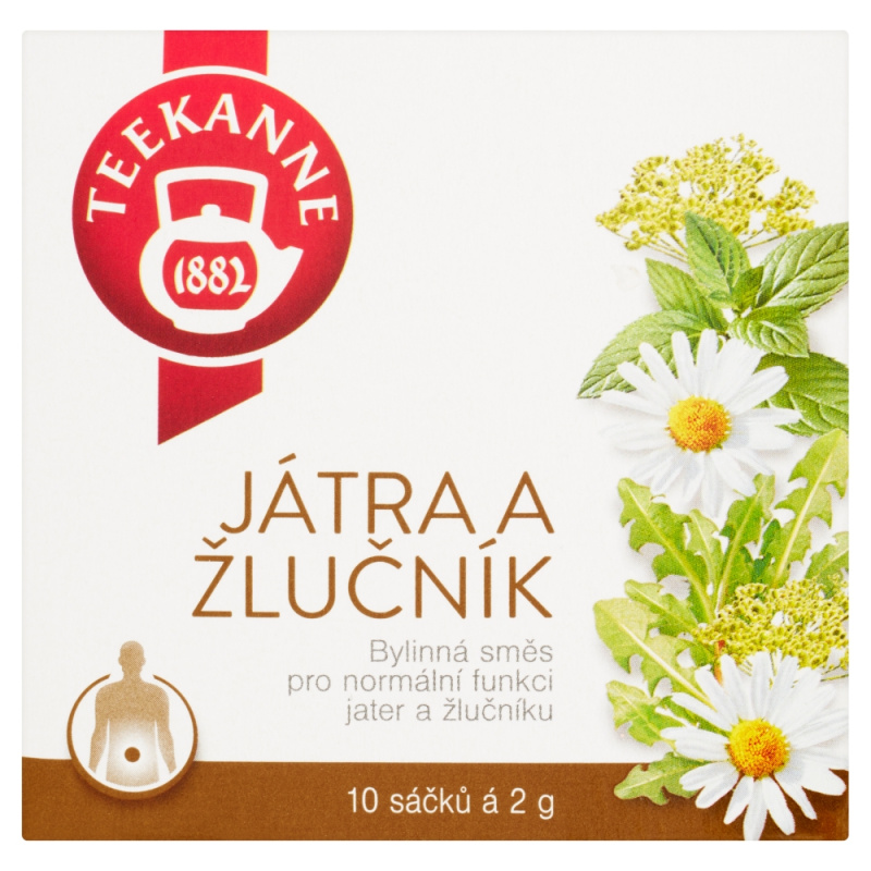 TEEKANNE Játra a žlučník bylinný čaj 10 sáčků