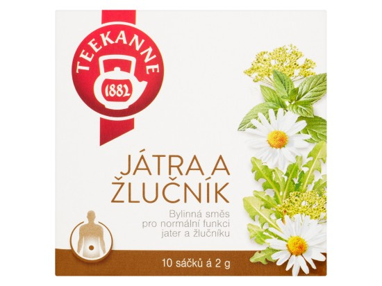 TEEKANNE Játra a žlučník bylinný čaj 10 sáčků