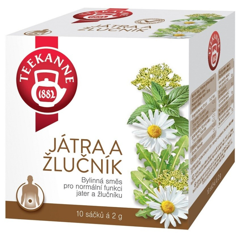 TEEKANNE Játra a žlučník bylinný čaj 10 sáčků