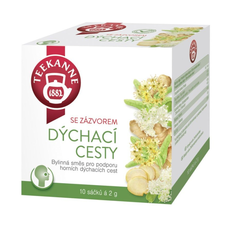 TEEKANNE Dýchací cesty se zázvorem bylinný čaj 10 sáčků
