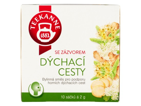 TEEKANNE Dýchací cesty se zázvorem bylinný čaj 10 sáčků