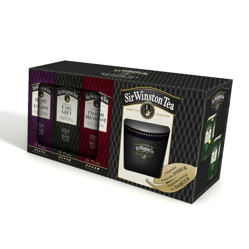 SIR WINSTON English tea tradition černý čaj 3 x 20 sáčků