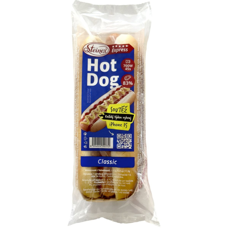 Steinex Express Hot dog classic s kečupem
