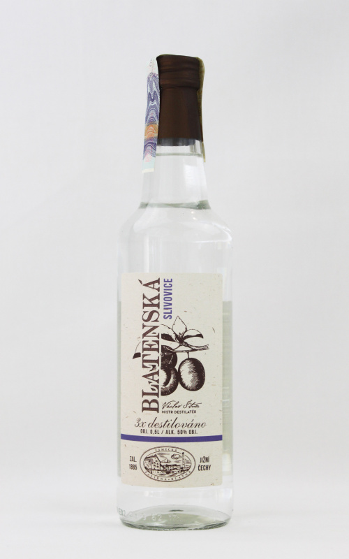 Blatná Blatenská slivovice 50 % 0,5 l
