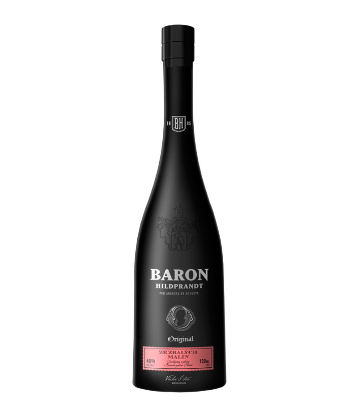 Baron Hildprandt ze zralých malin 40 % 0,7 l