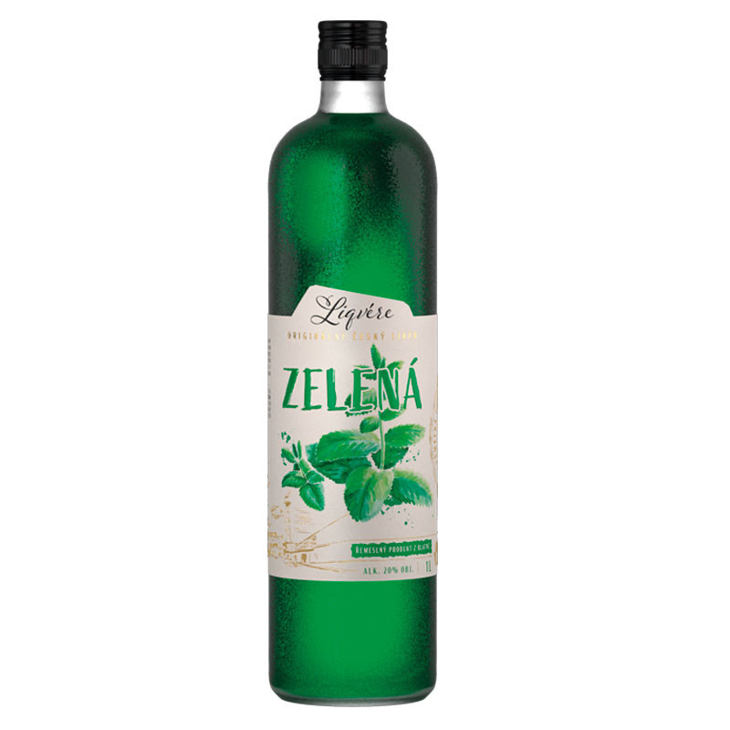 Palírna Blatná Liqvére Peprmint 20 % 1 l