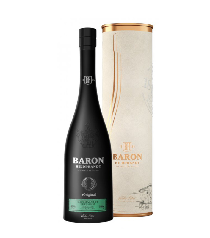 Baron Hildprandt ze zralých hrušek 40% 0,7l (tuba)