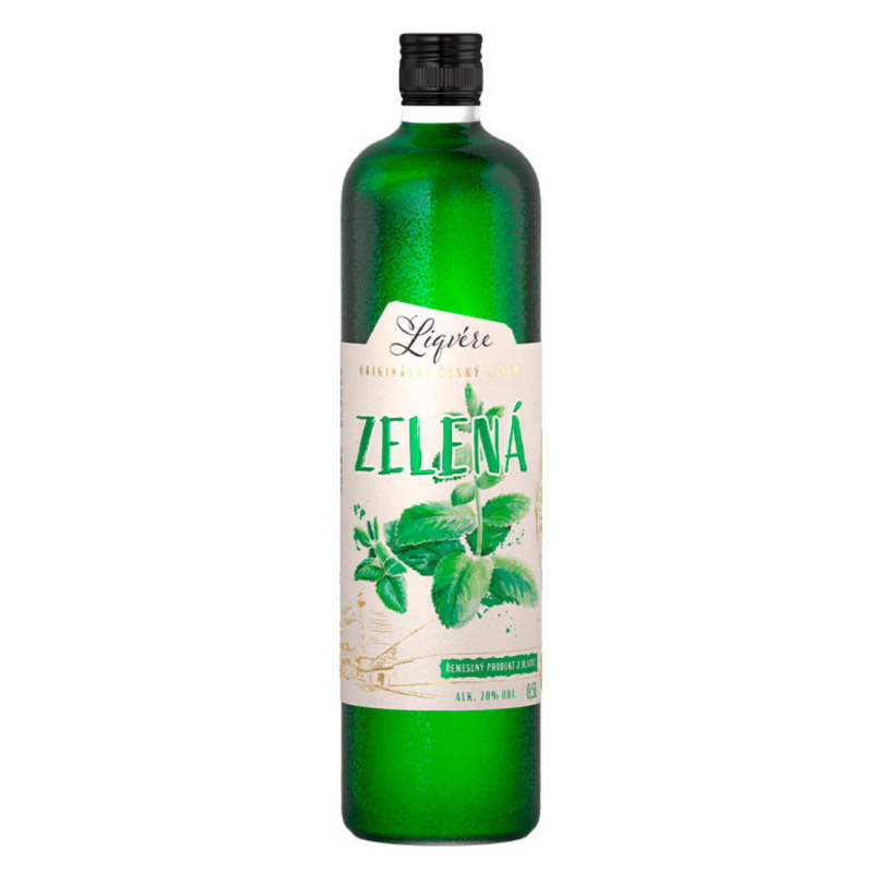 Liqvére Peprmint 20% 1l (holá lahev)