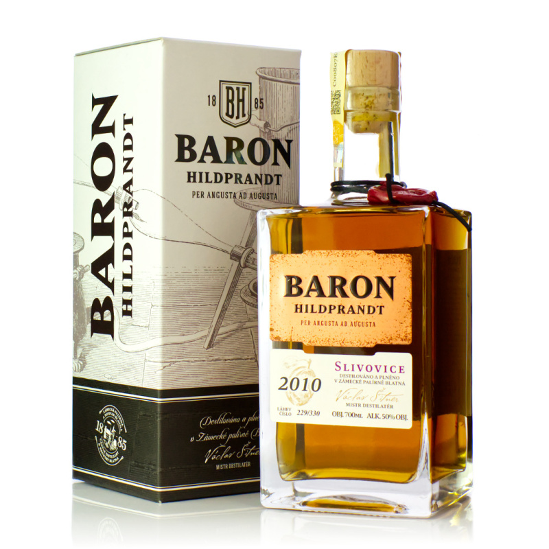 Baron Hildprandt Slivovice 2010 Limitovaná Edice (dárková krabice)