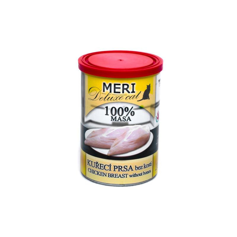 MERI Deluxe Cat kuřecí prsa bez kosti, konzerva 400g