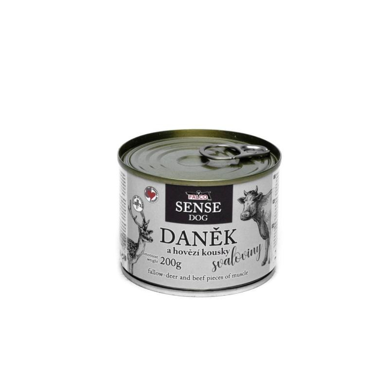 Falco FALCO SENSE DOG daněk a hovězí 200g