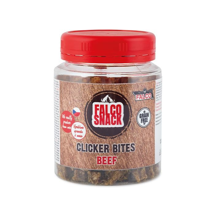 Sokol Falco Snack Clicker Bites 130g - Hovězí