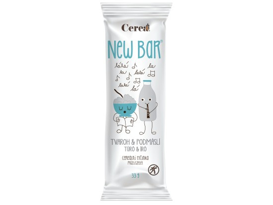 Cerea NEW BAR tvaroh & podmáslí 33g