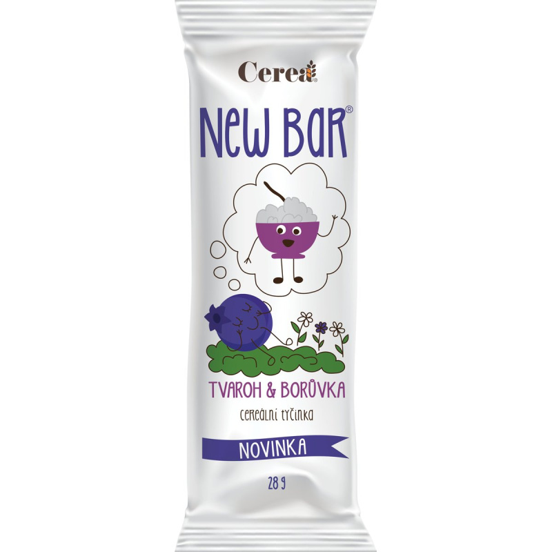 Cerea New Bar Tvaroh a borůvka