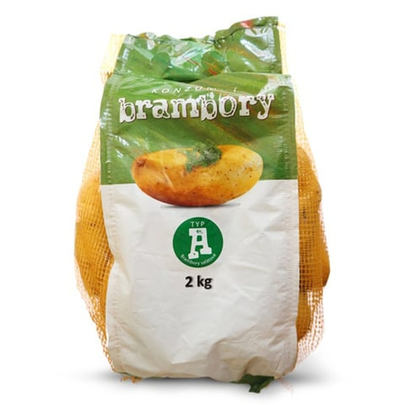 Brambory konzumní pozdní salátové typ A, balení