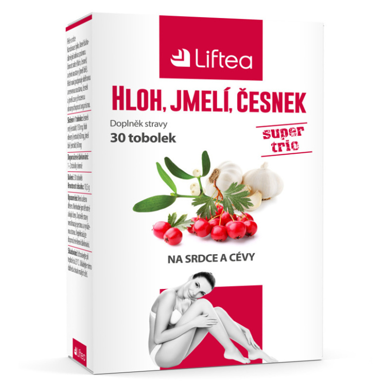 LIFTEA Hloh, jmelí, česnek 30 tobolek