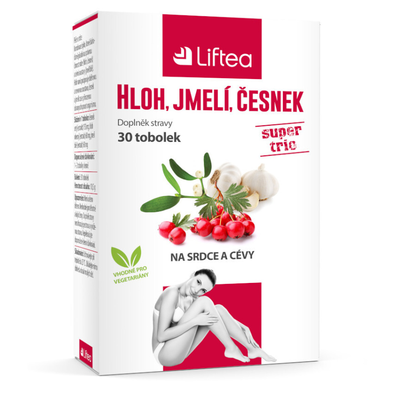 LIFTEA Hloh, jmelí, česnek 30 tobolek