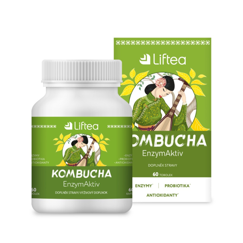 LIFTEA Kombucha EnzymAktiv 60 tobolek