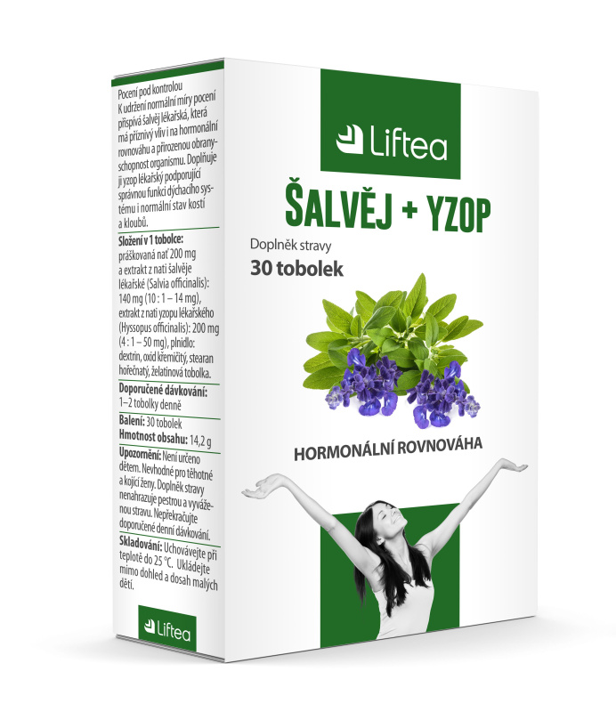 LIFTEA Šalvěj+yzop tob.30