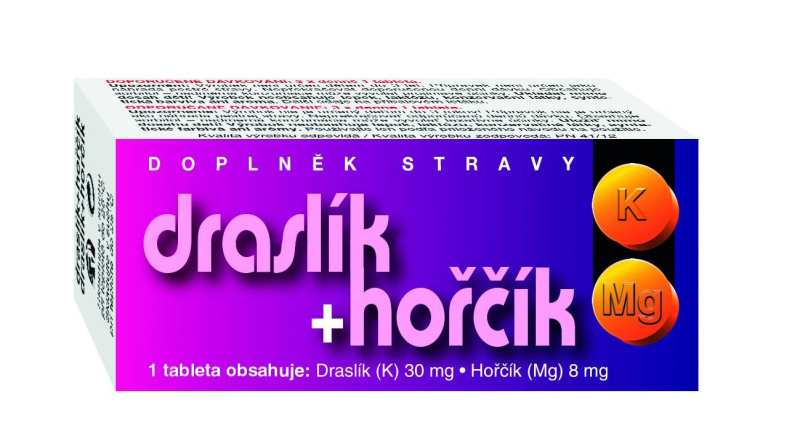 NATURVITA Draslík + hořčík 60 tablet